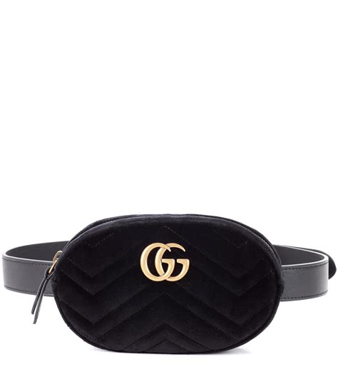 replica gucci con codice marsupio nero|Marsupio GG Marmont matelassé in pelle nera .